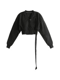 RICK OWENS DRKSHDW Rick Owens Drkshdw Women Cotton Cropped Bomber Jacket