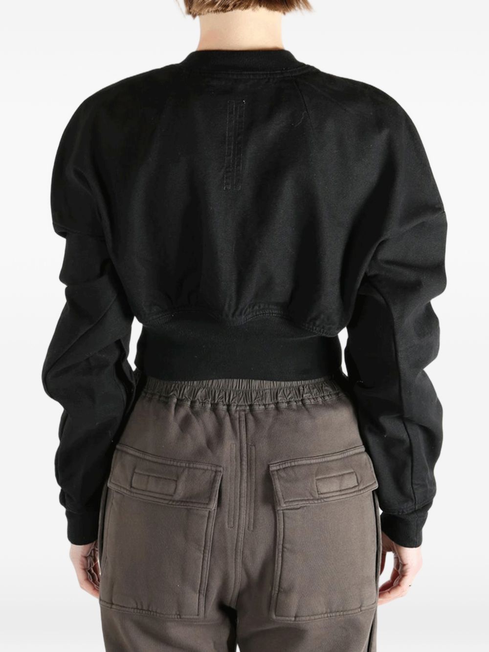 RICK OWENS DRKSHDW Rick Owens Drkshdw Women Cotton Cropped Bomber Jacket