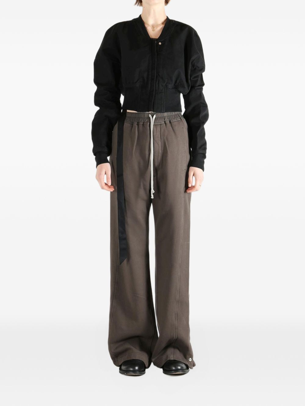 RICK OWENS DRKSHDW Rick Owens Drkshdw Women Cotton Cropped Bomber Jacket