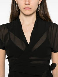 RICK OWENS Rick Owens Women Silk Wrap Top