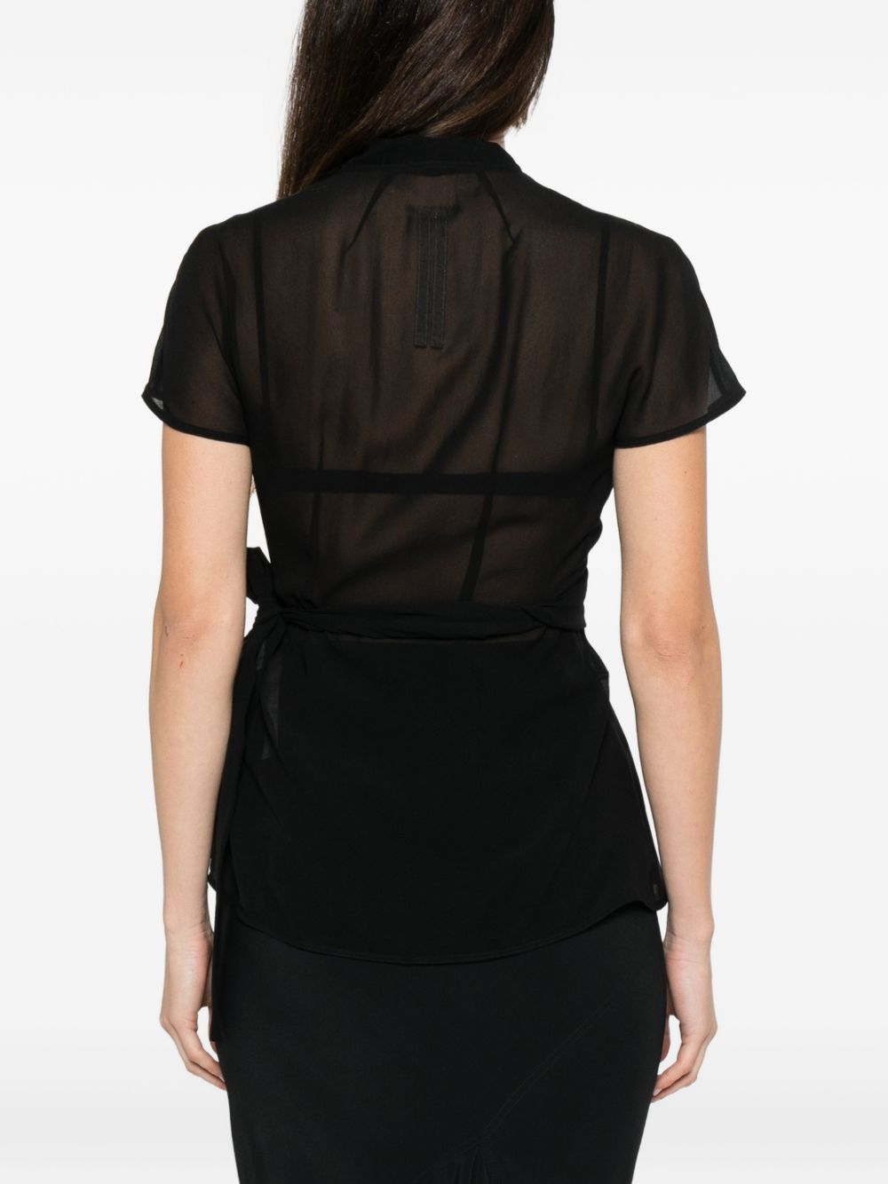 RICK OWENS Rick Owens Women Silk Wrap Top