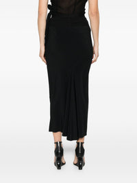 Rick Owens Women Cotton Blend Midi Skirt