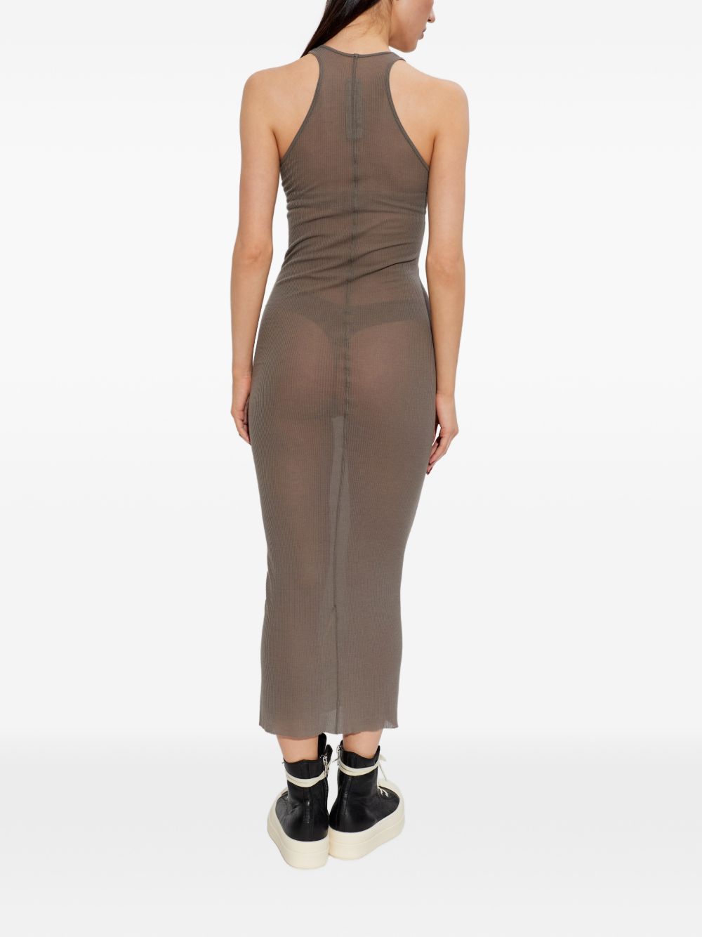 RICK OWENS Rick Owens Women Ribbed Midi Dress