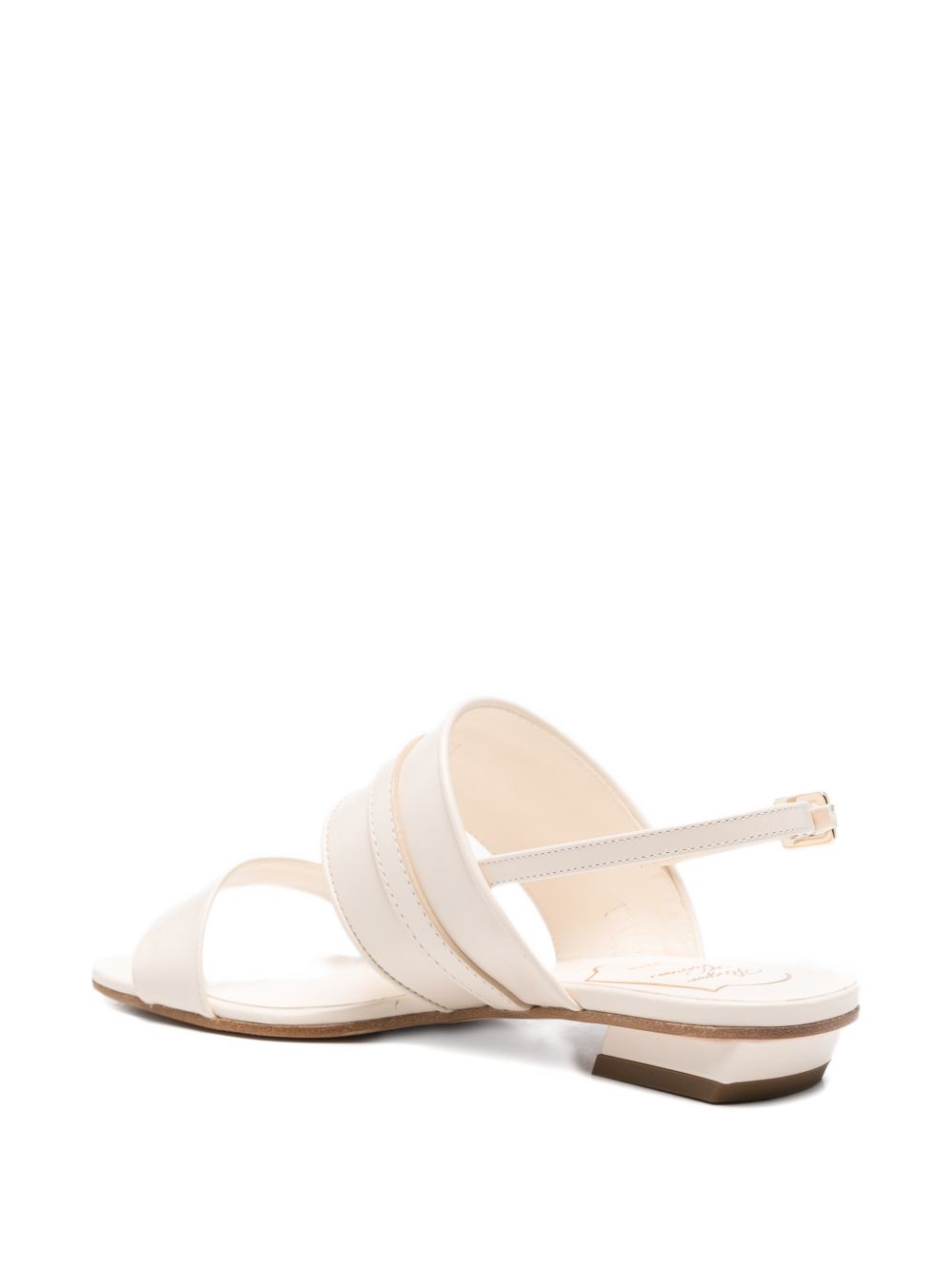 Roger Vivier Women Metal Buckle Leather Sandals