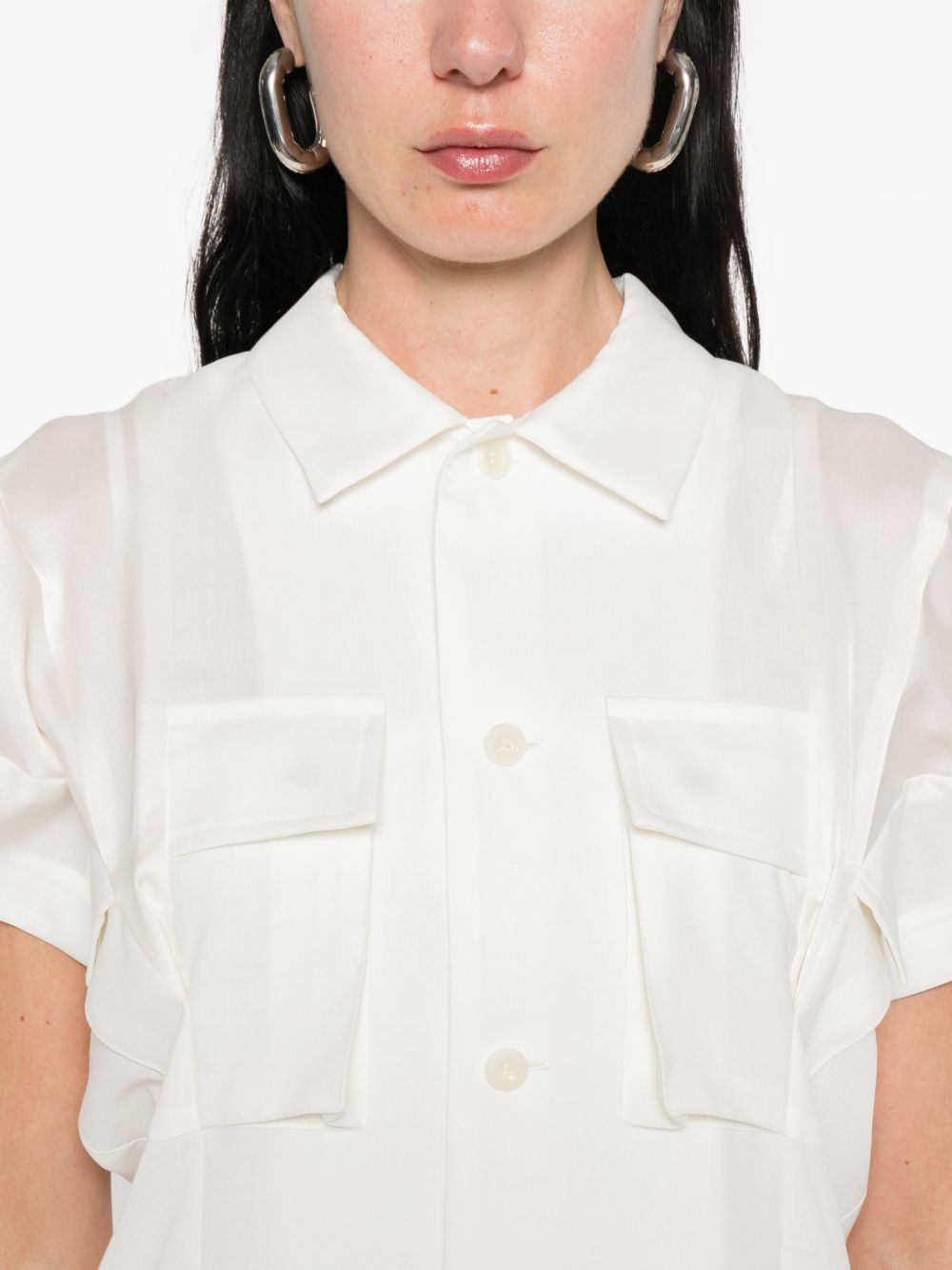 Sacai Women Wool Suiting Dress