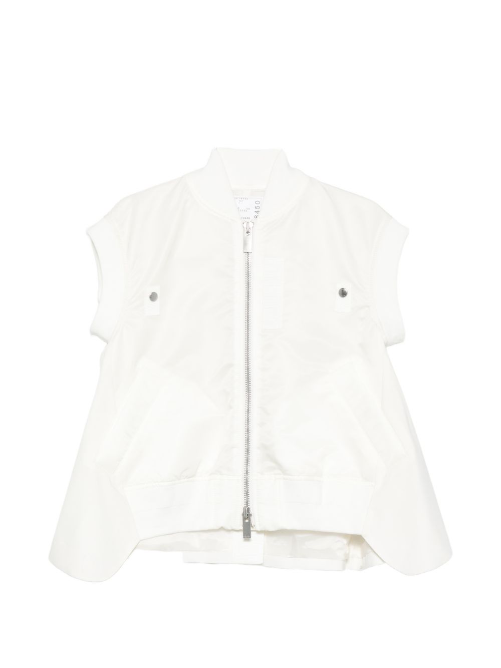 Sacai Women Wool And Nylon Vest