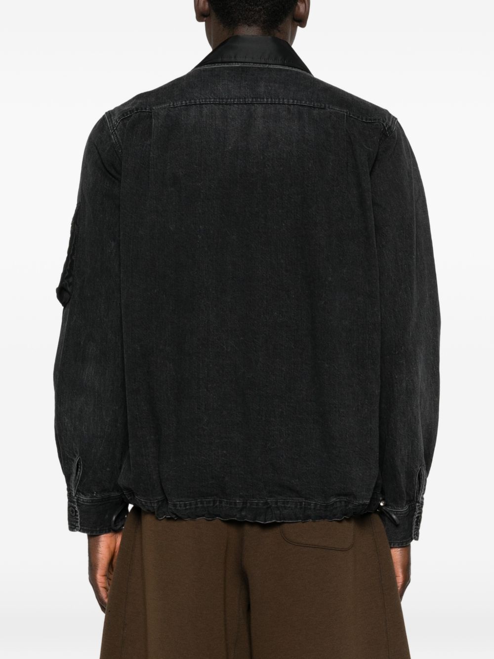SACAI Sacai Men Denim And Nylon Jacket