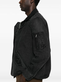 SACAI Sacai Men Denim And Nylon Jacket
