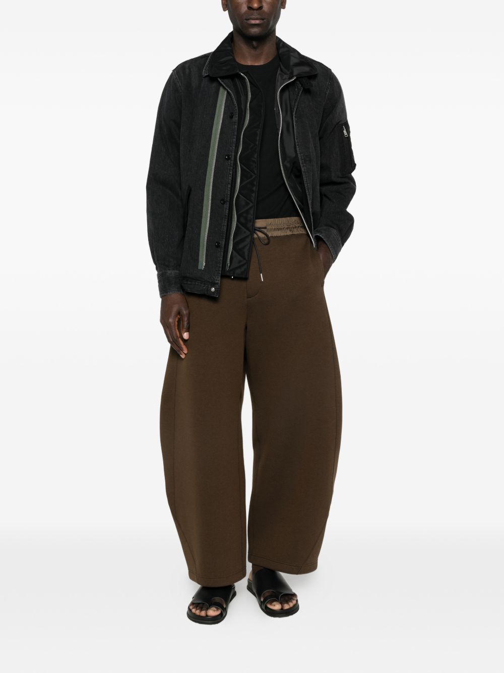 SACAI Sacai Men Denim And Nylon Jacket