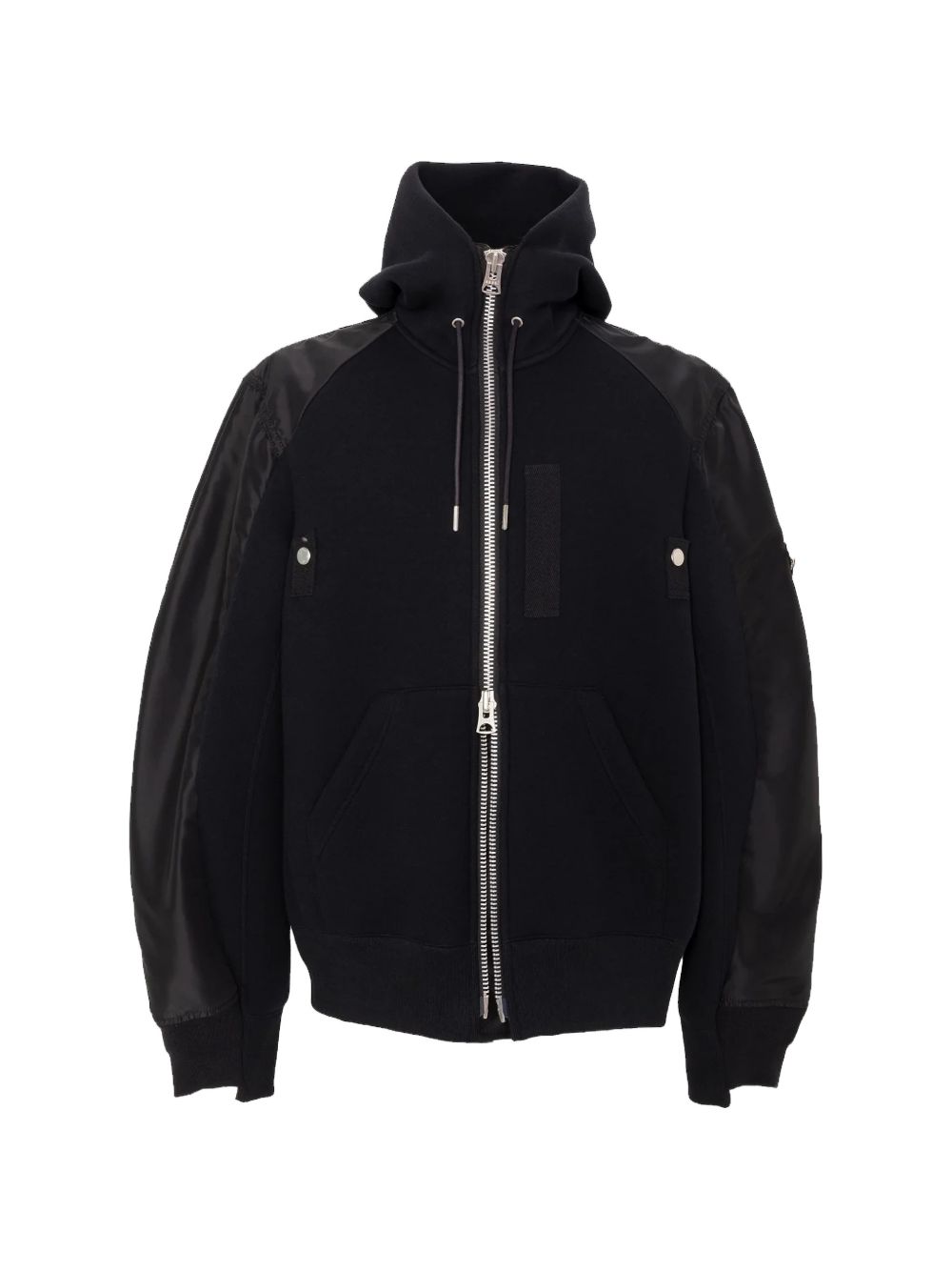 Sacai Men Cotton And Nylon Hoodie