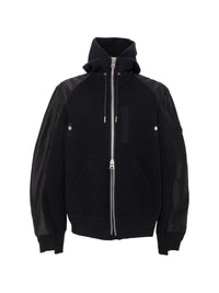 Sacai Men Cotton And Nylon Hoodie