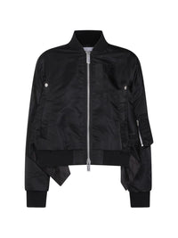 Sacai Women Nylon Bomber Jacket