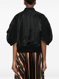 Sacai Women Nylon And Denim Jacket