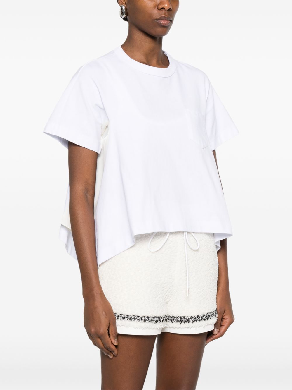 Sacai Women Cotton T-Shirt