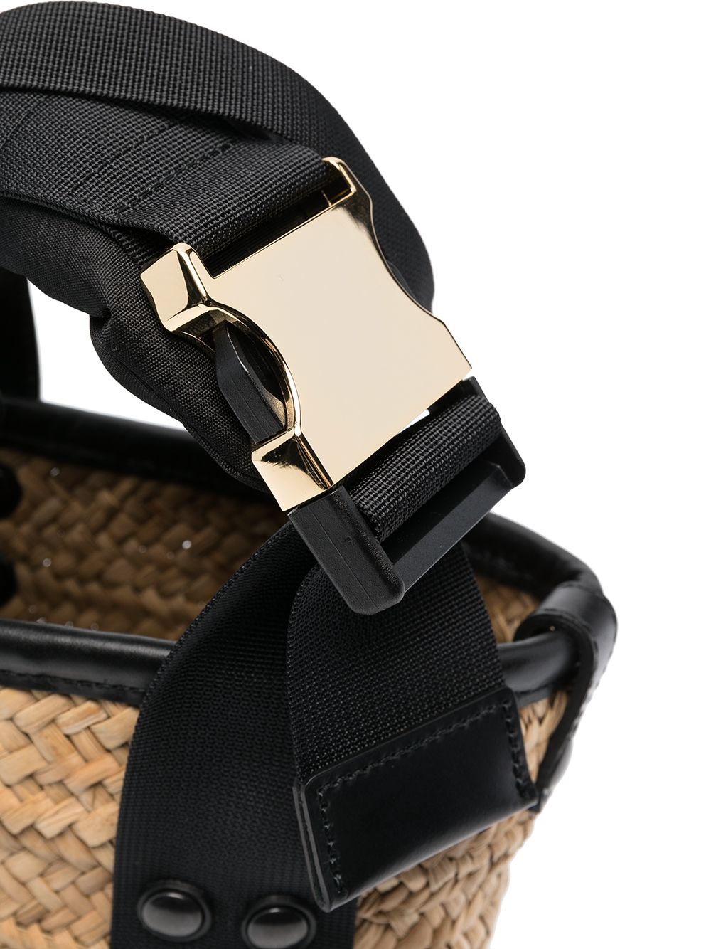 Sacai Women Rafia Bucket Bag