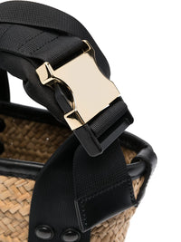 Sacai Women Rafia Bucket Bag