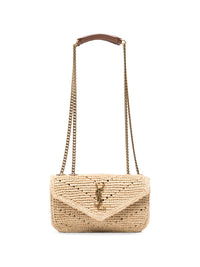 SAINT LAURENT Saint Laurent Women Loulou Rafia Mini Bag