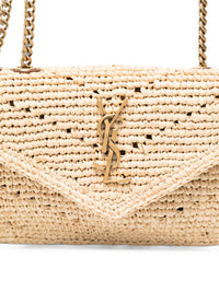 SAINT LAURENT Saint Laurent Women Loulou Rafia Mini Bag