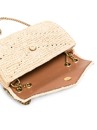 SAINT LAURENT Saint Laurent Women Loulou Rafia Mini Bag