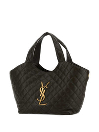 SAINT LAURENT Saint Laurent Women Icare Medium Leather Tote