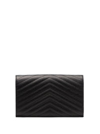 SAINT LAURENT Saint Laurent Women Cassandre Leather Wallet On Chain