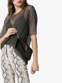 SAINT LAURENT Saint Laurent Women Cassandre Leather Wallet On Chain