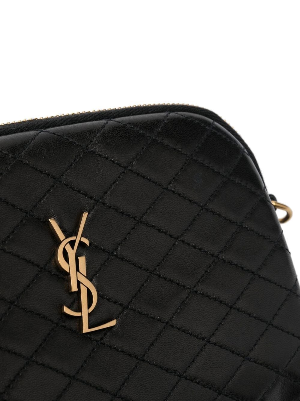 Saint Laurent Women Gaby Mini Leather Crossbody Bag