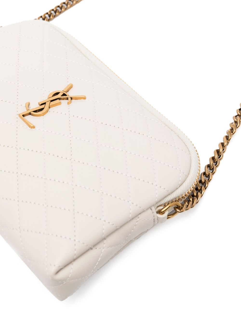 Saint Laurent Women Gaby Mini Leather Crossbody Bag