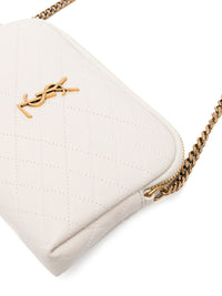 Saint Laurent Women Gaby Mini Leather Crossbody Bag