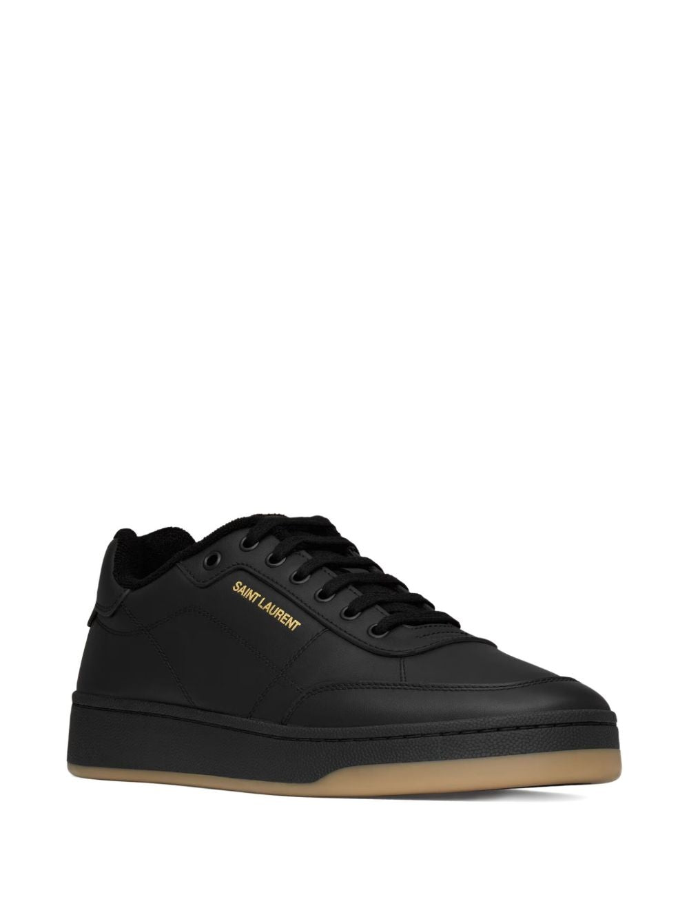 Saint Laurent Men Sl61 Leather Sneakers
