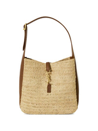 SAINT LAURENT Saint Laurent Women Le 5 À 7 Small Rafia Hobo Bag