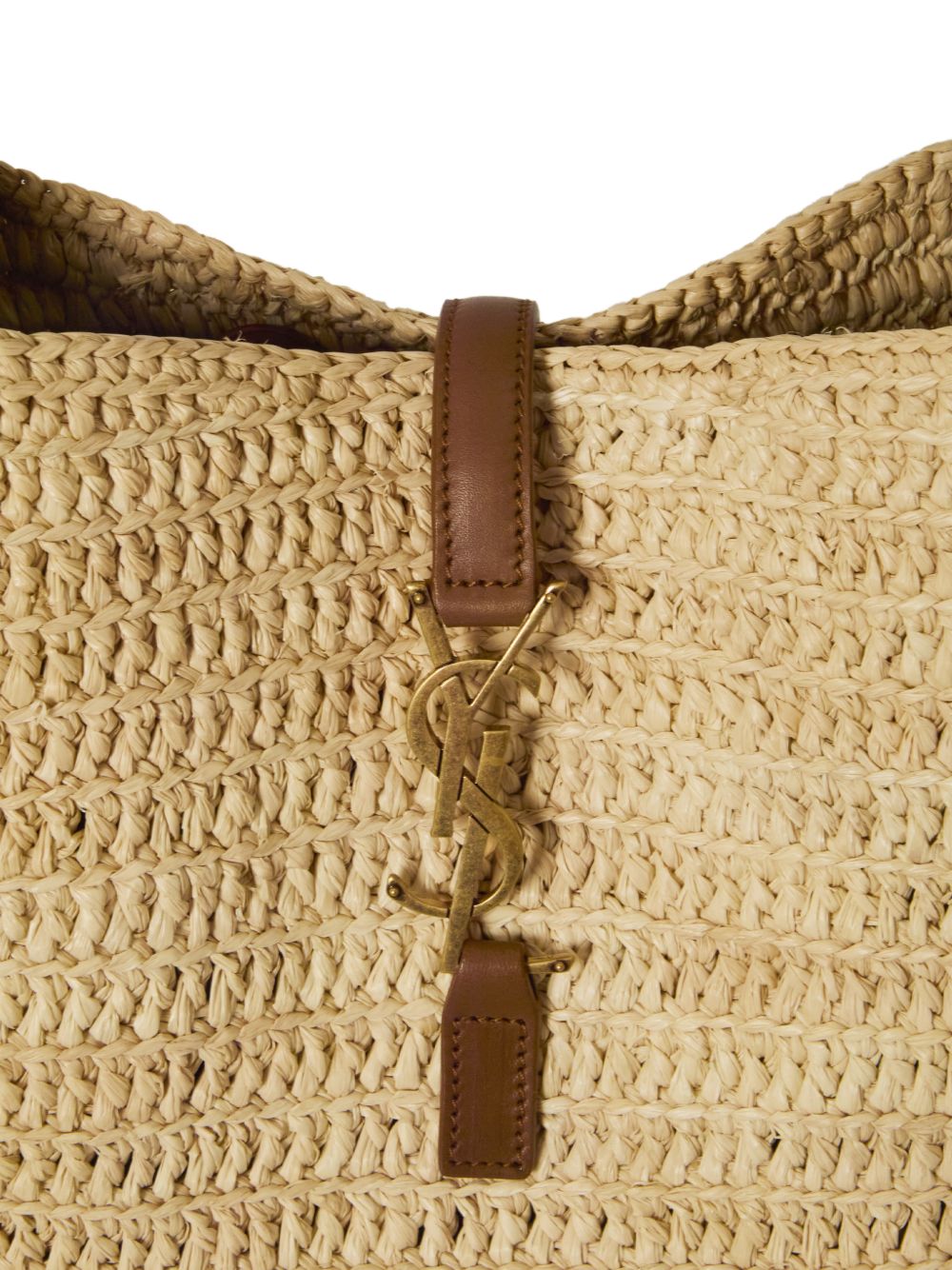 SAINT LAURENT Saint Laurent Women Le 5 À 7 Small Rafia Hobo Bag