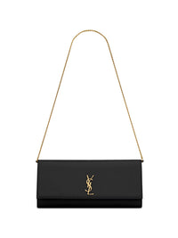 Saint Laurent Women Kate Leather Clutch
