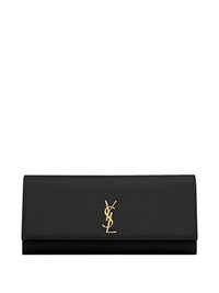 Saint Laurent Women Kate Leather Clutch