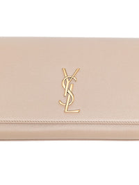 SAINT LAURENT Saint Laurent Women Kate Leather Clutch
