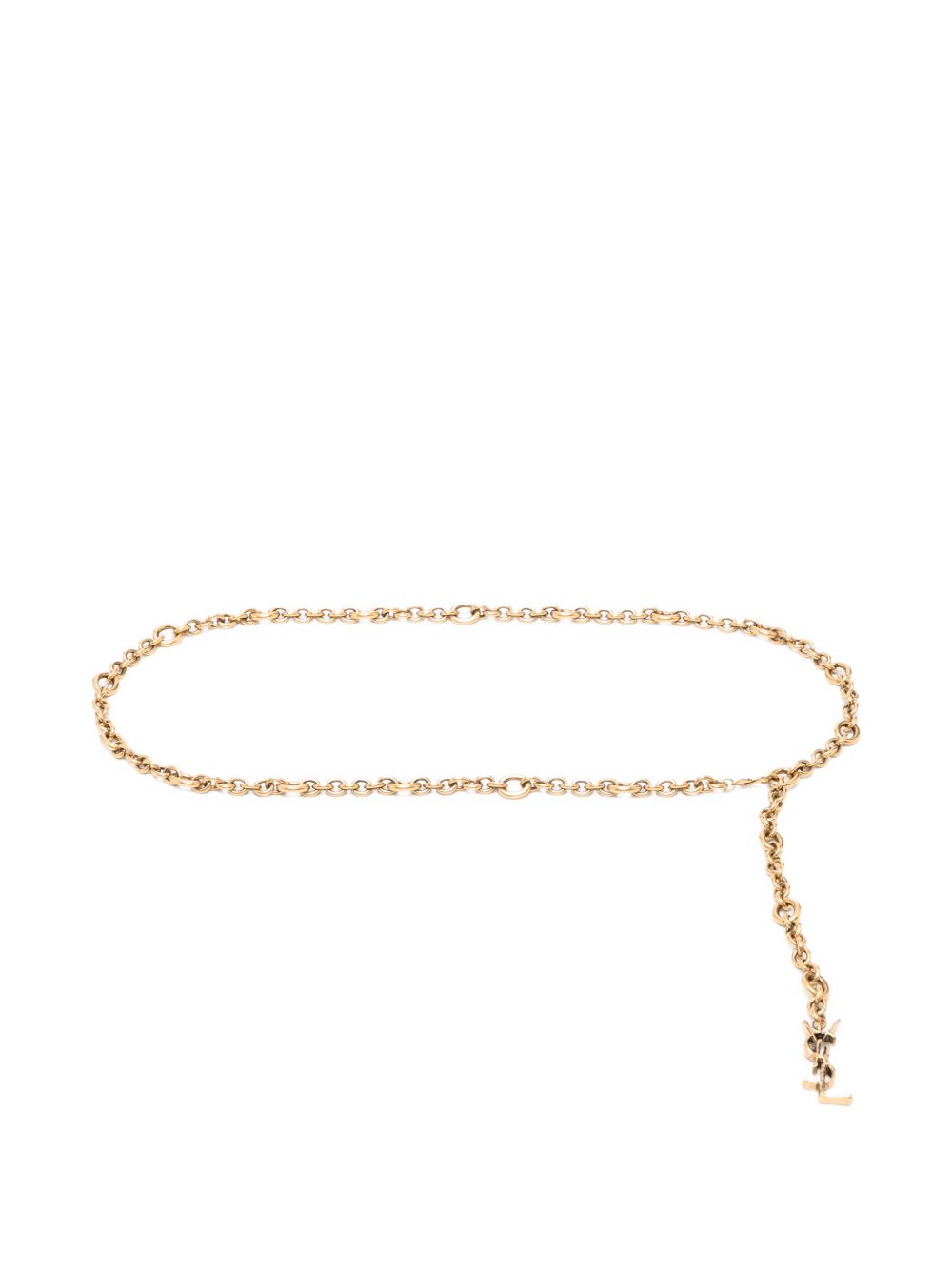 Saint Laurent Women Cassandre Chain Belt