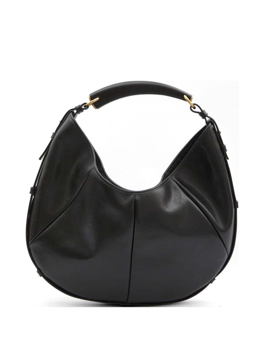 Saint Laurent Women Mombasa Medium Leather Hobo Bag