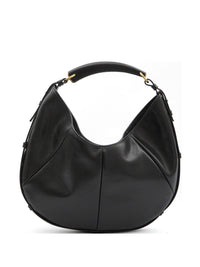 Saint Laurent Women Mombasa Medium Leather Hobo Bag