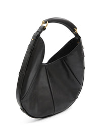 Saint Laurent Women Mombasa Medium Leather Hobo Bag