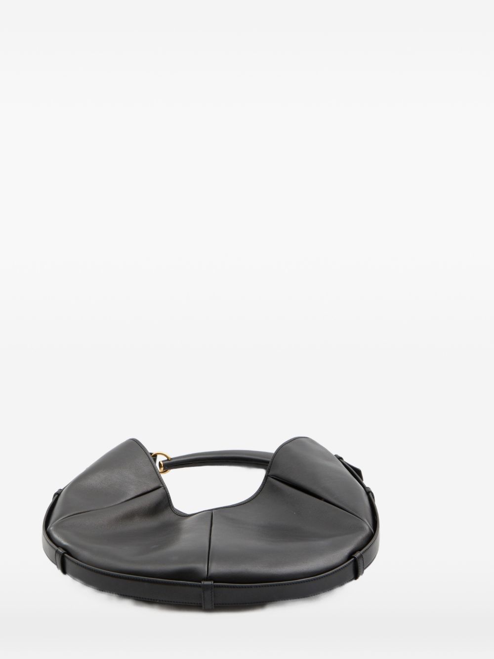 Saint Laurent Women Mombasa Medium Leather Hobo Bag