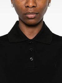 SAINT LAURENT Saint Laurent Women Cotton Sleeveless Polo Shirt