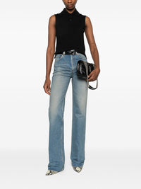 SAINT LAURENT Saint Laurent Women Cotton Sleeveless Polo Shirt