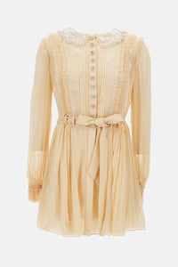 Self-Portrait Self-Portrait Women Pleated Georgette Mini Dress