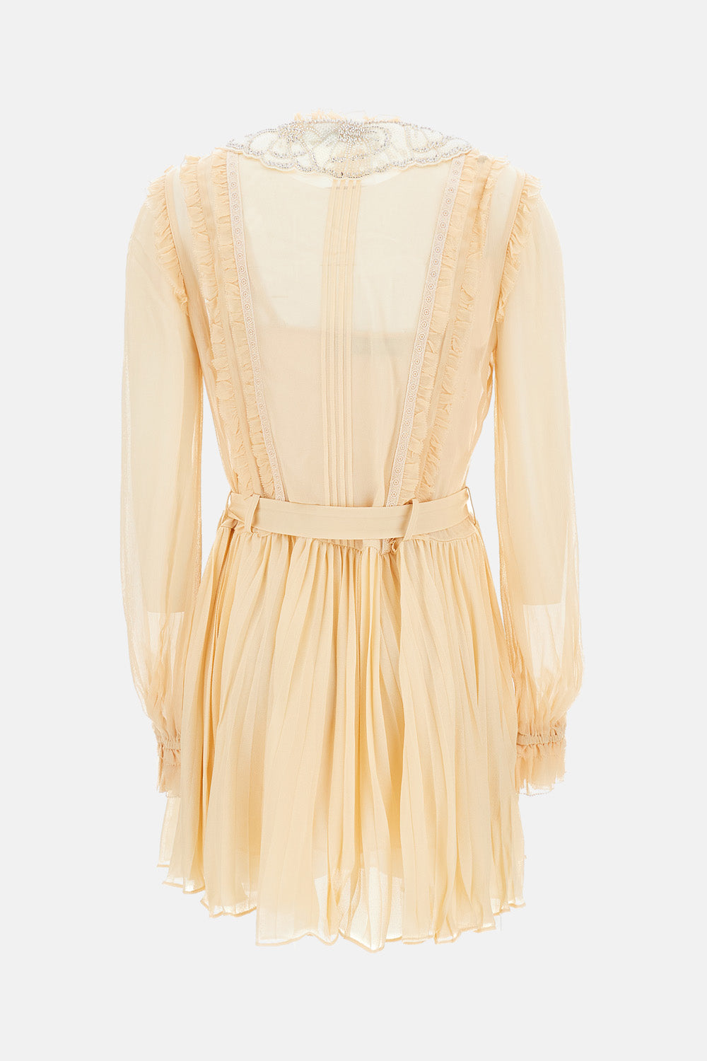 Self-Portrait Self-Portrait Women Pleated Georgette Mini Dress