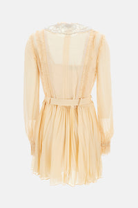 Self-Portrait Self-Portrait Women Pleated Georgette Mini Dress