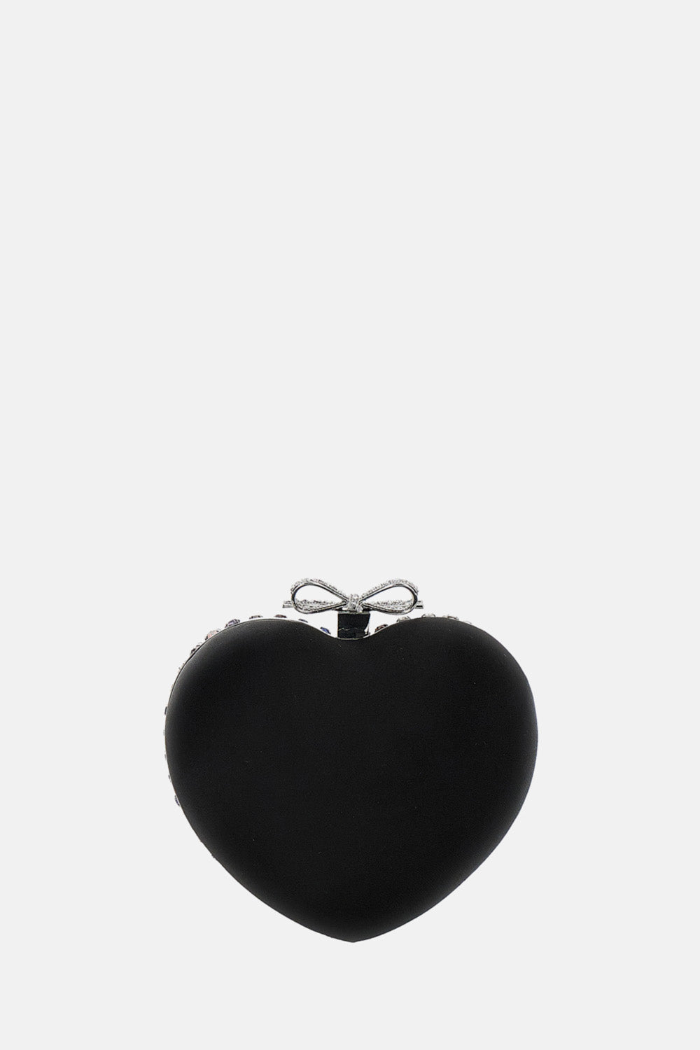 Self-Portrait Women Multicrystal Heart-Shaped Clutch