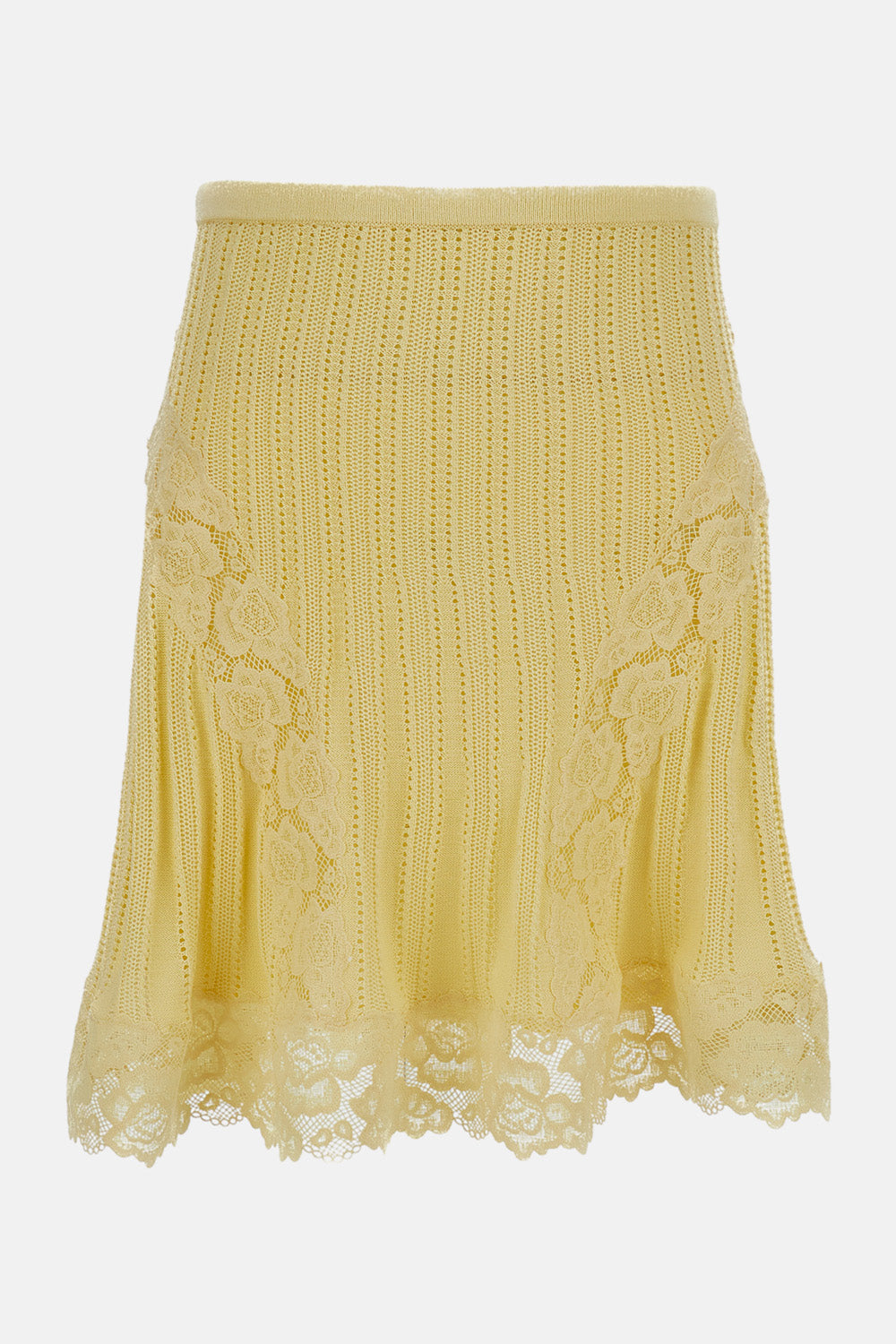 Self-Portrait Self-Portrait Women Pointelle Knit Mini Skirt