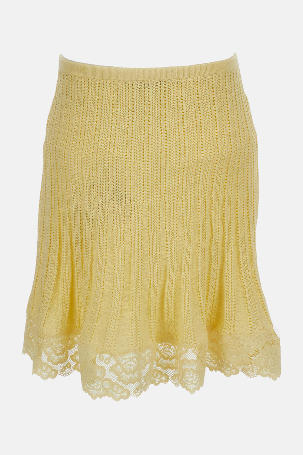 Self-Portrait Self-Portrait Women Pointelle Knit Mini Skirt