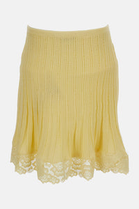 Self-Portrait Self-Portrait Women Pointelle Knit Mini Skirt