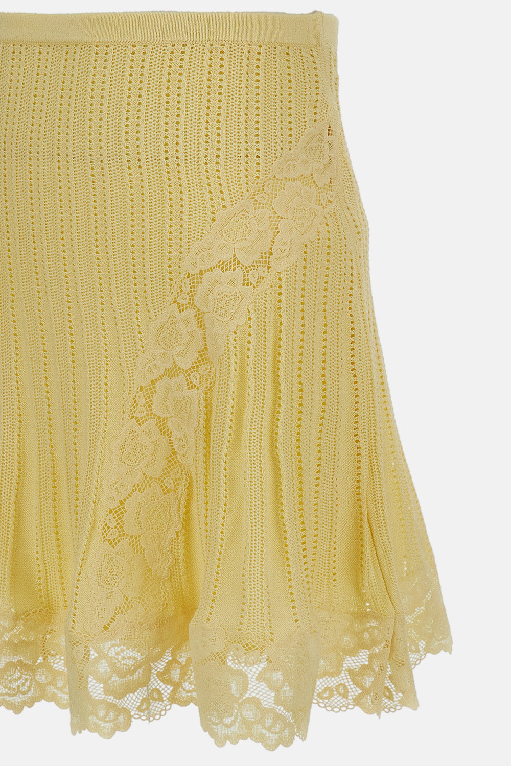 Self-Portrait Self-Portrait Women Pointelle Knit Mini Skirt